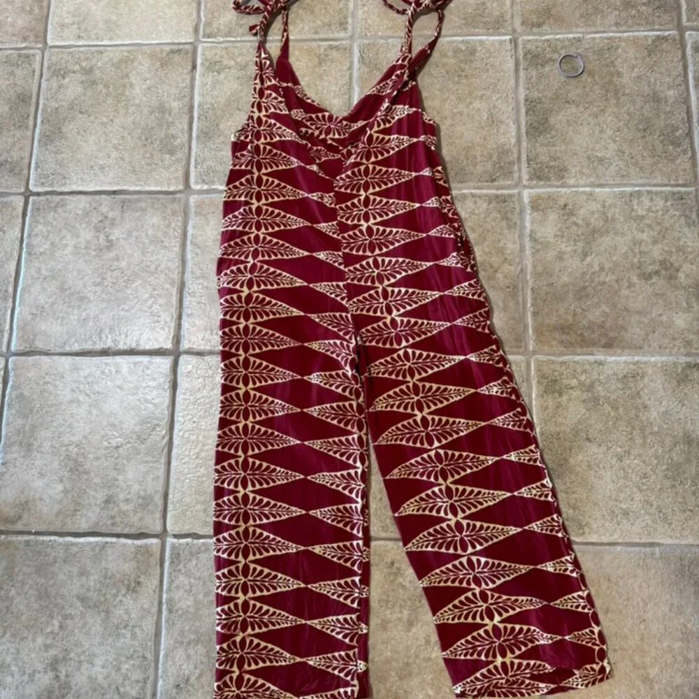 Noa Noa Jumpsuit with Hand batiked aloha print - Picture 2 of 3